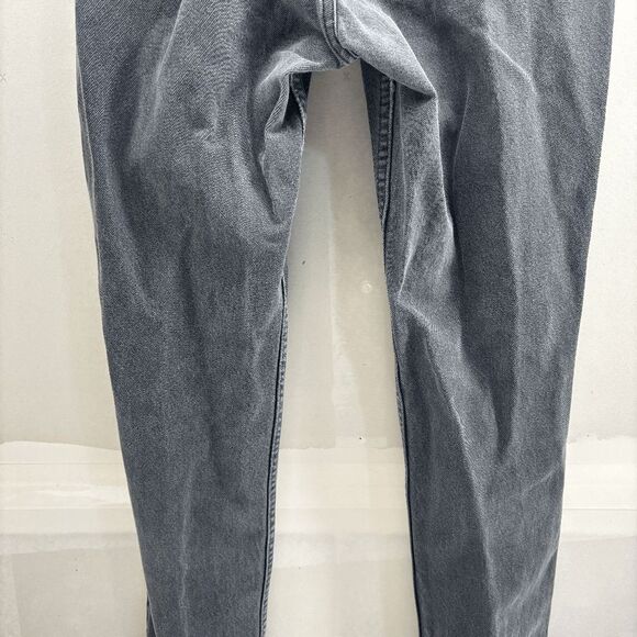 Vintage 90s Levi Strauss Silvertab 512 Dark Gray Jeans 33x33 Made In USA - Picture 4 of 14